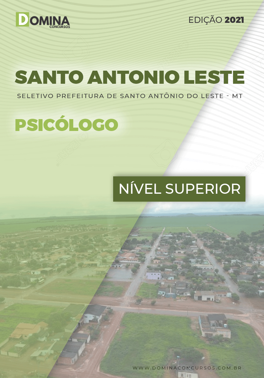Apostila Pref Santo Antônio Leste MT 2021 Psicólogo
