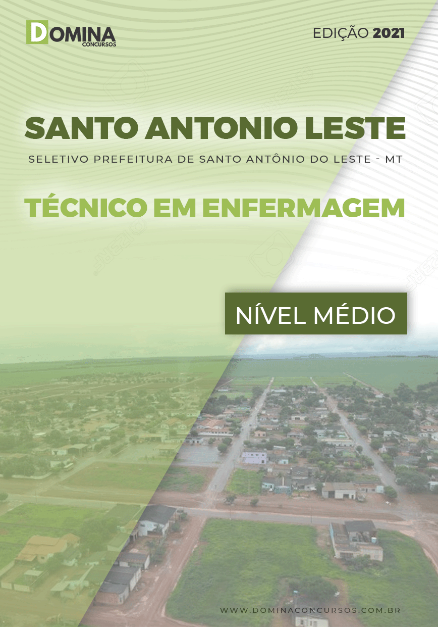 Apostila Santo Antônio do Leste MT 2021 Técnico em Enfermagem