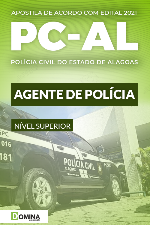 Apostila Concurso PC AL 2021 Agente de Polícia Cebraspe