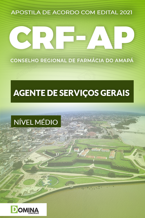 Apostila Concurso CRF AP 2021 Agente de Serviços Gerais