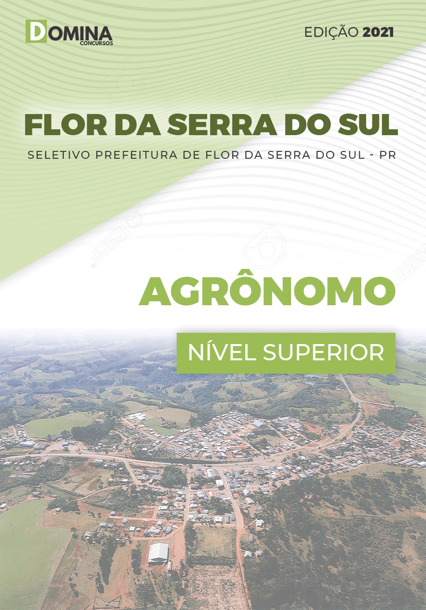 Apostila Seletivo Pref Flor Serra Sul PR 2021 Agrônomo