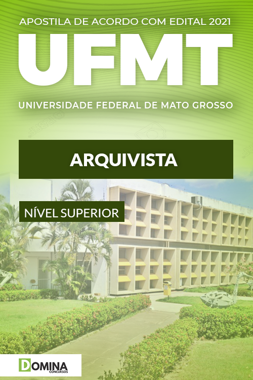 Apostila Concurso Público UFMT 2021 Arquivista PDF