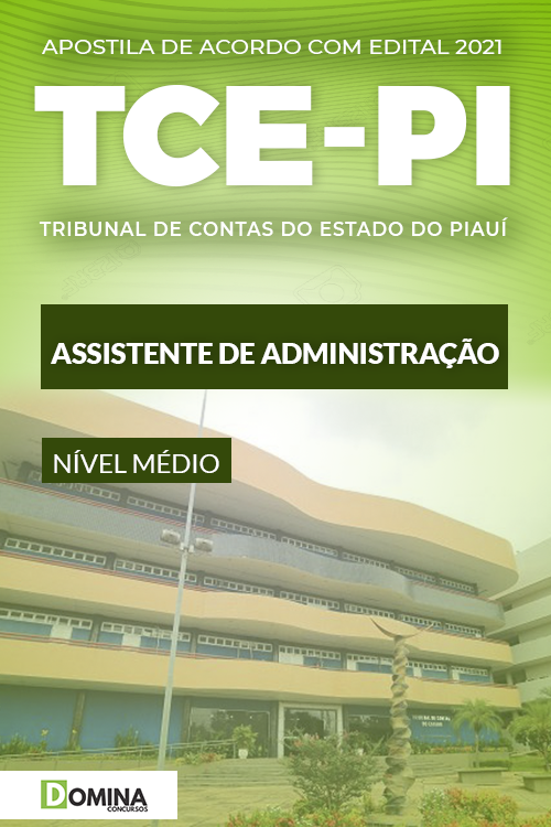 Apostila Concurso TCE PI 2021 Assistente de Administração