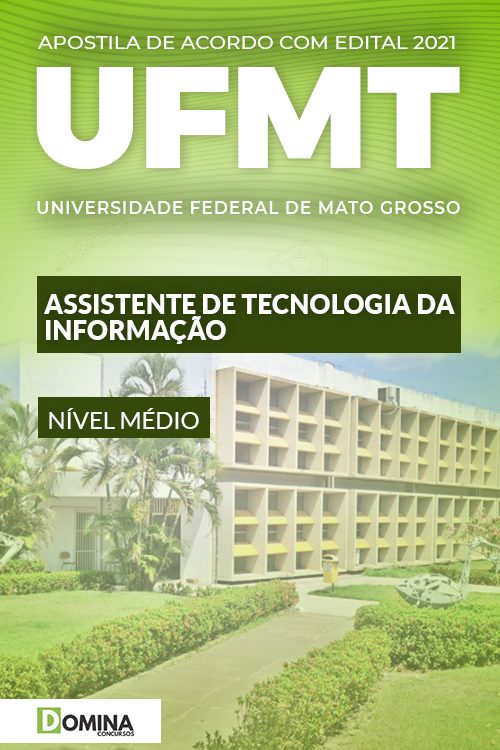 Apostila UFMT 2021 Assistente de Tecnologia da Informação