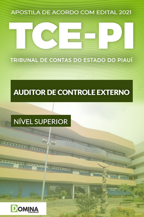 Apostila Concurso TCE PI 2021 Auditor de Controle Externo