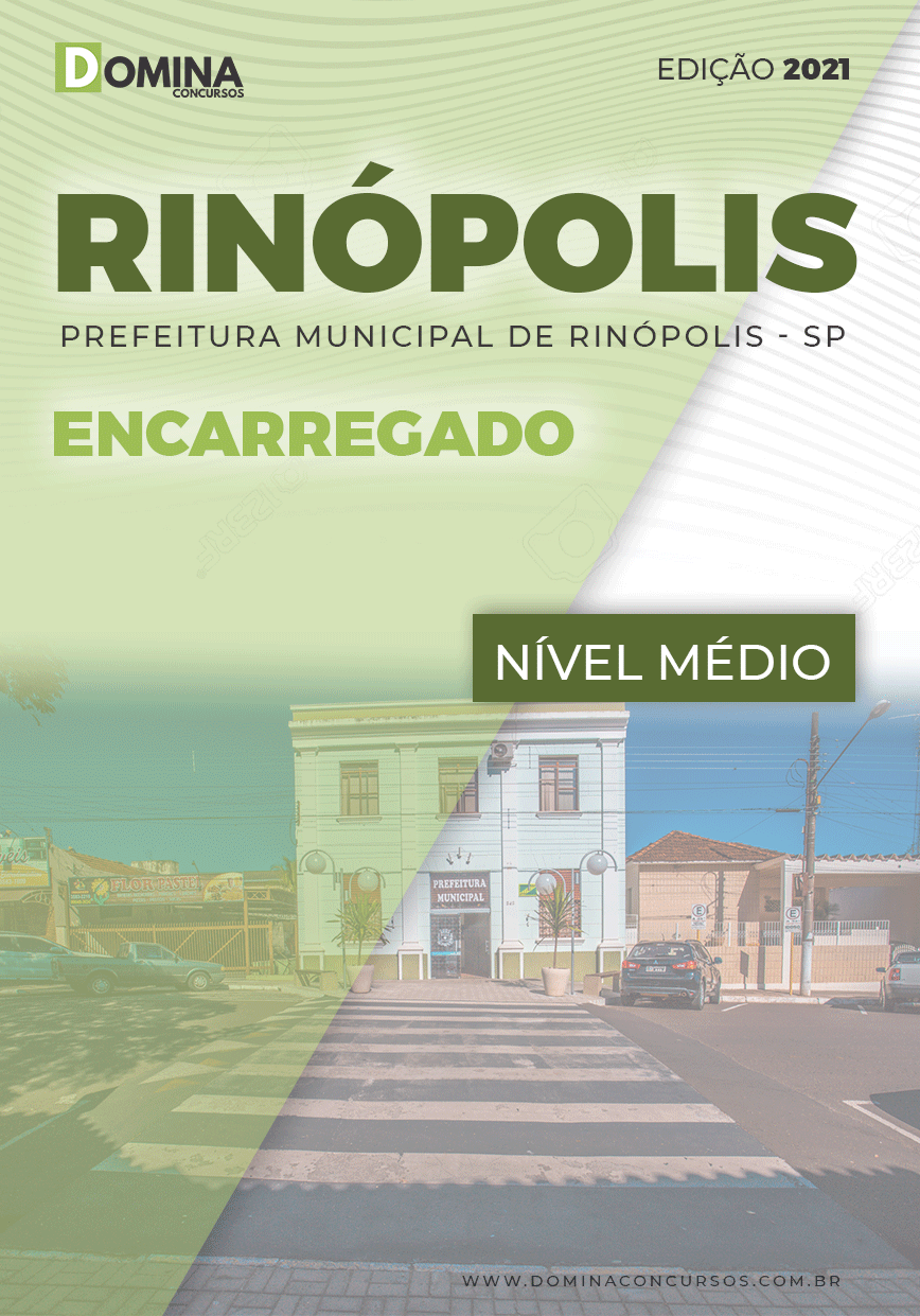 Apostila Concurso Pref Rinópolis SP 2021 Encarregado