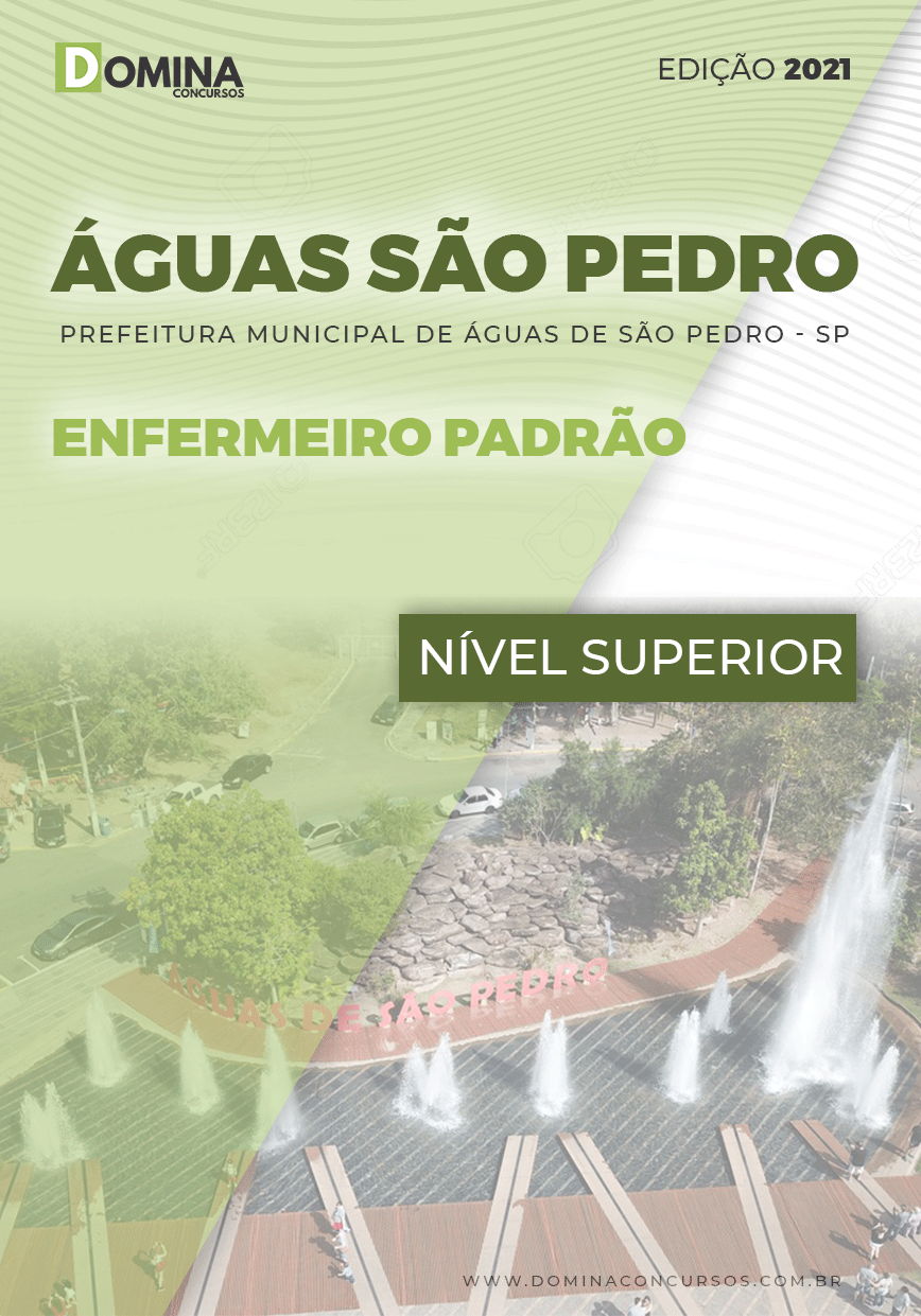 Apostila Pref Águas São Pedro SP 2021 Enfermeiro Padrão