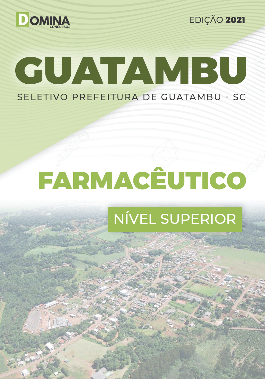 Apostila Concurso Guatambu SC 2021 Farmacêutico