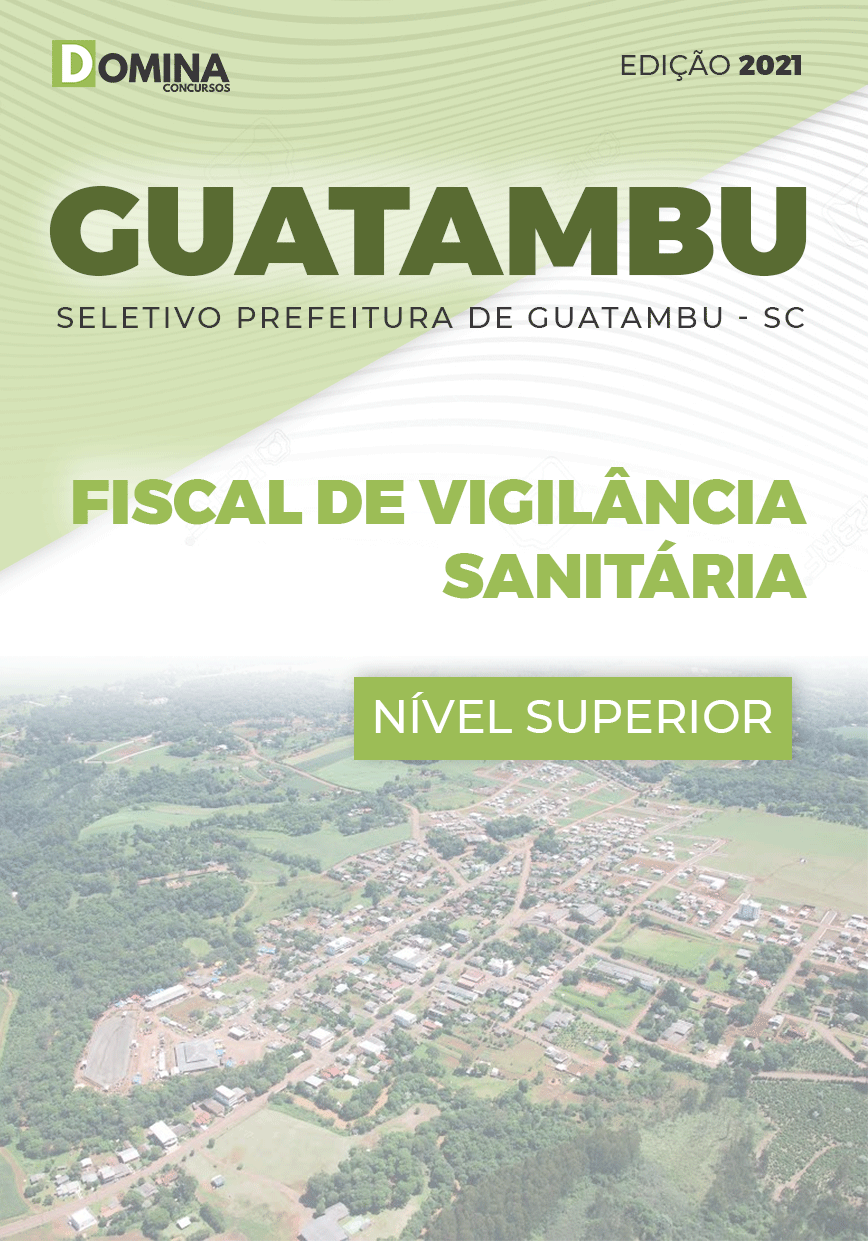 Apostila Guatambu SC 2021 Fiscal de Vigilância Sanitária