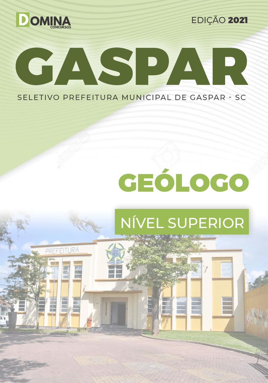 Apostila Processo Seletivo Pref Gaspar SC 2021 Geólogo