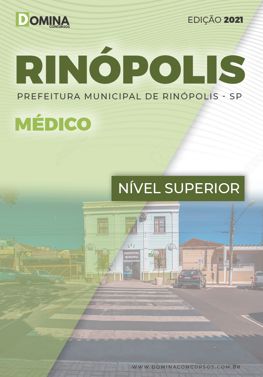 Apostila Concurso Público Pref Rinópolis SP 2021 Médico