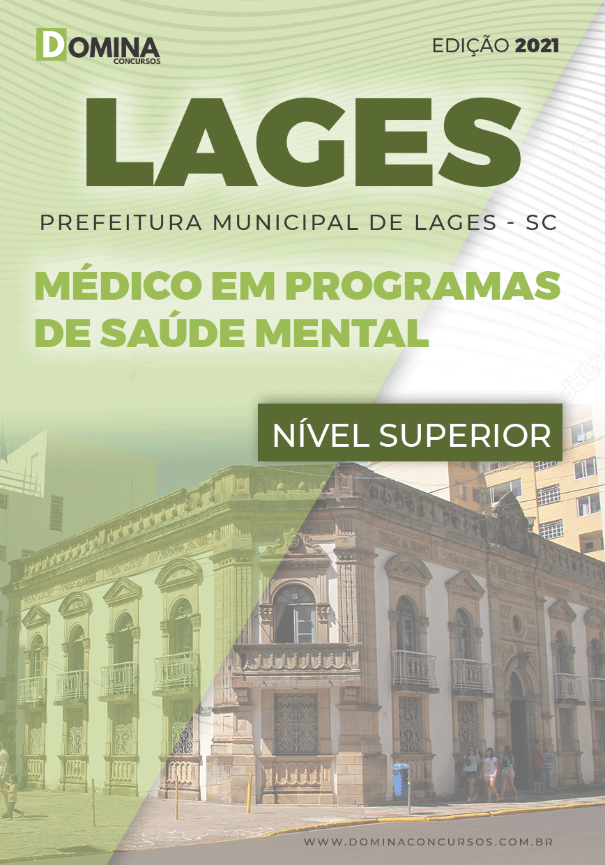 Apostila Pref Lages SC 2021 Médico Programas Saúde Mental