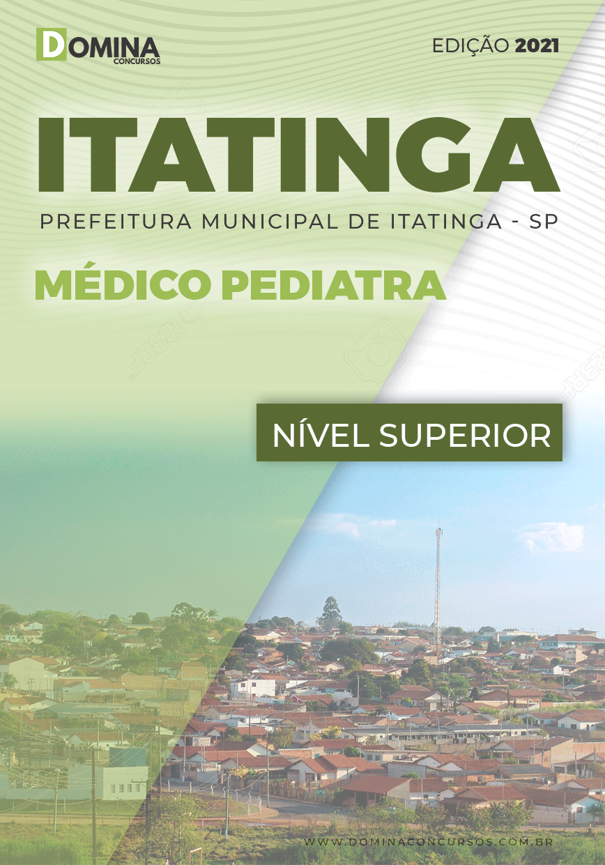 Apostila Concurso Pref Itatinga SP 2021 Médico Pediatra