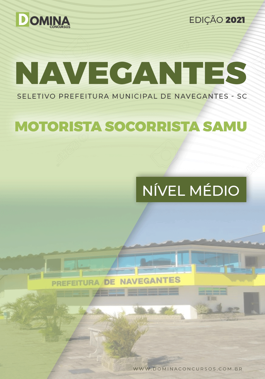 Apostila Pref Navegantes SC 2021 Motorista Socorrista SAMU