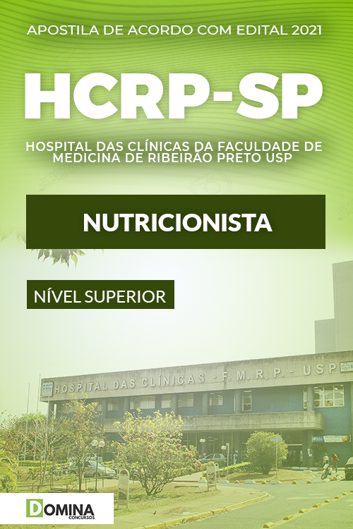 Apostila HCRP Ribeirão Preto SP 2021 Nutricionista