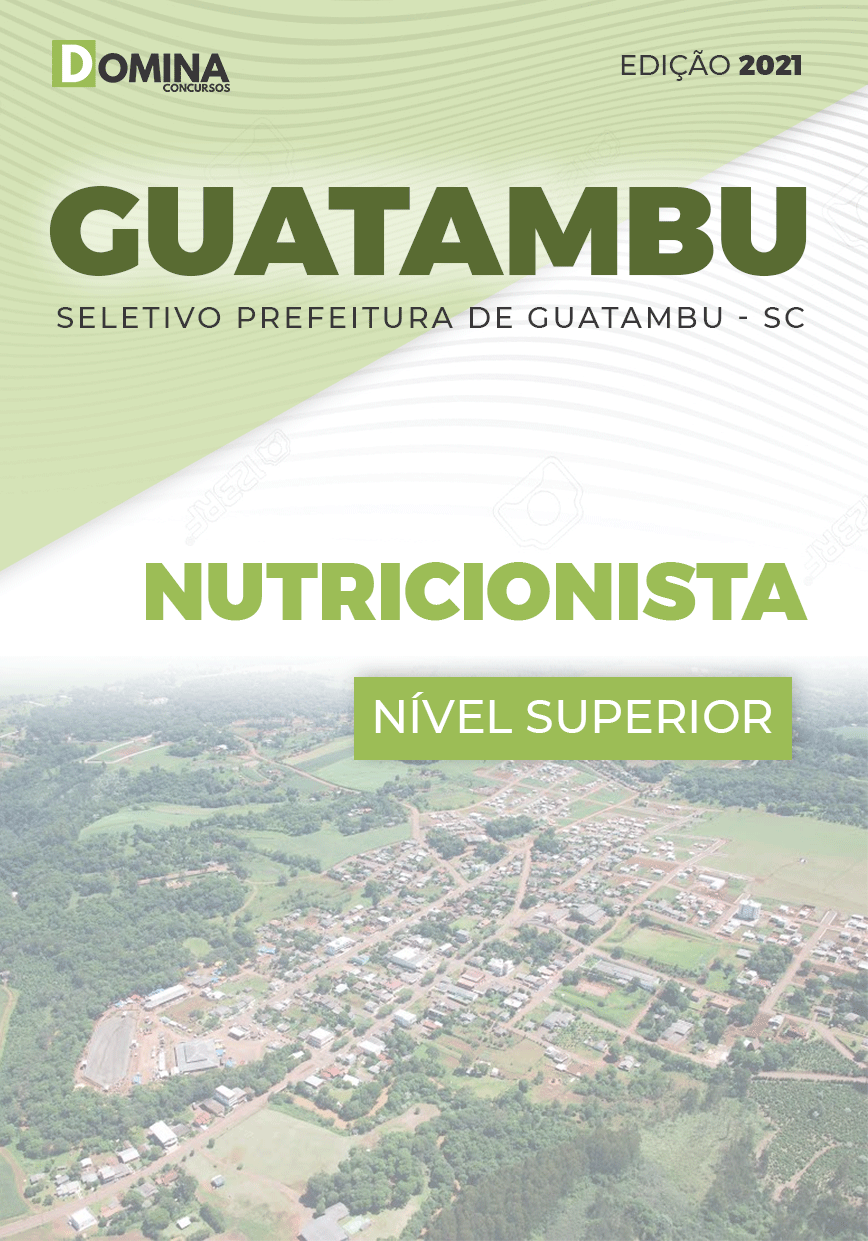 Apostila Concurso Guatambu SC 2021 Nutricionista