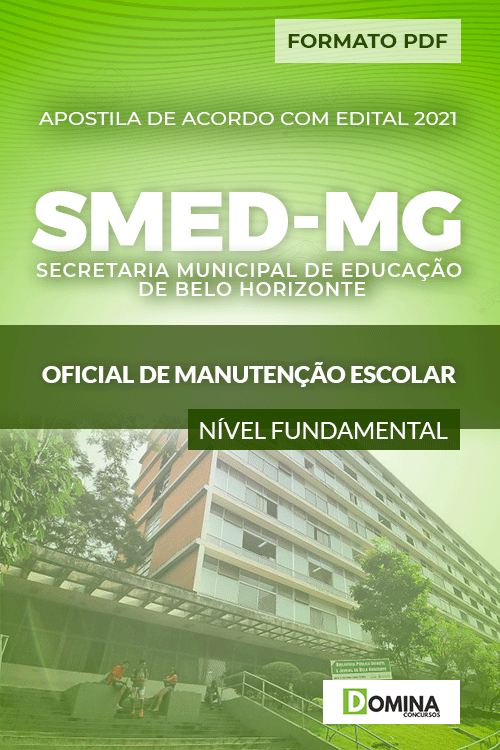 Apostila Seletivo SMED MG 2021 Oficial de Manutenção Escolar