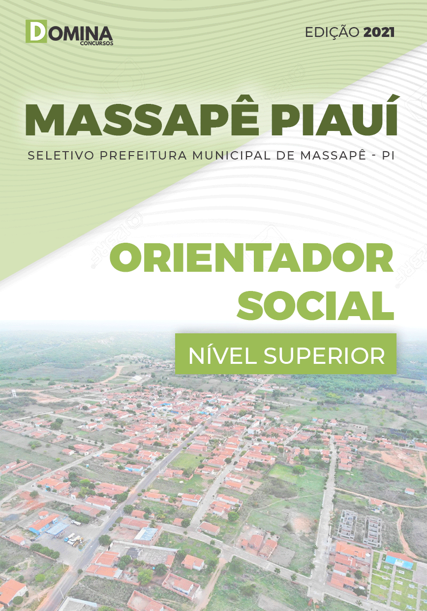 Apostila Pref Massapê Piauí PI 2021 Orientador Social
