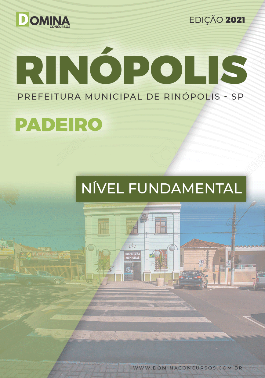 Apostila Concurso Público Pref Rinópolis SP 2021 Padeiro