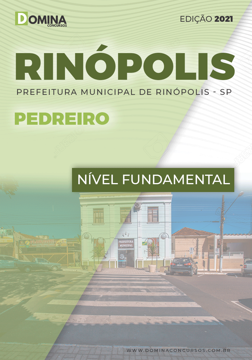 Apostila Concurso Público Pref Rinópolis SP 2021 Pedreiro