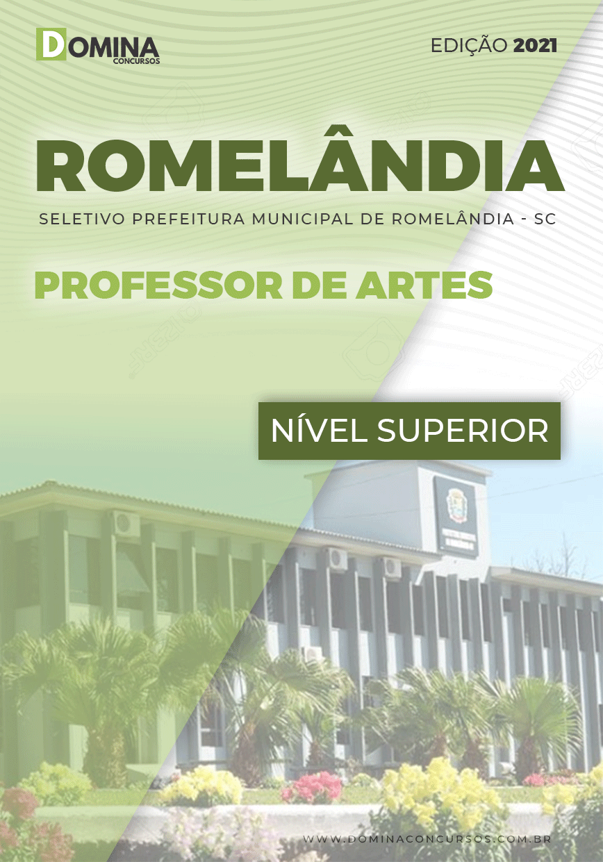 Apostila Seletivo Pref Romelândia SC 2021 Professor de Artes