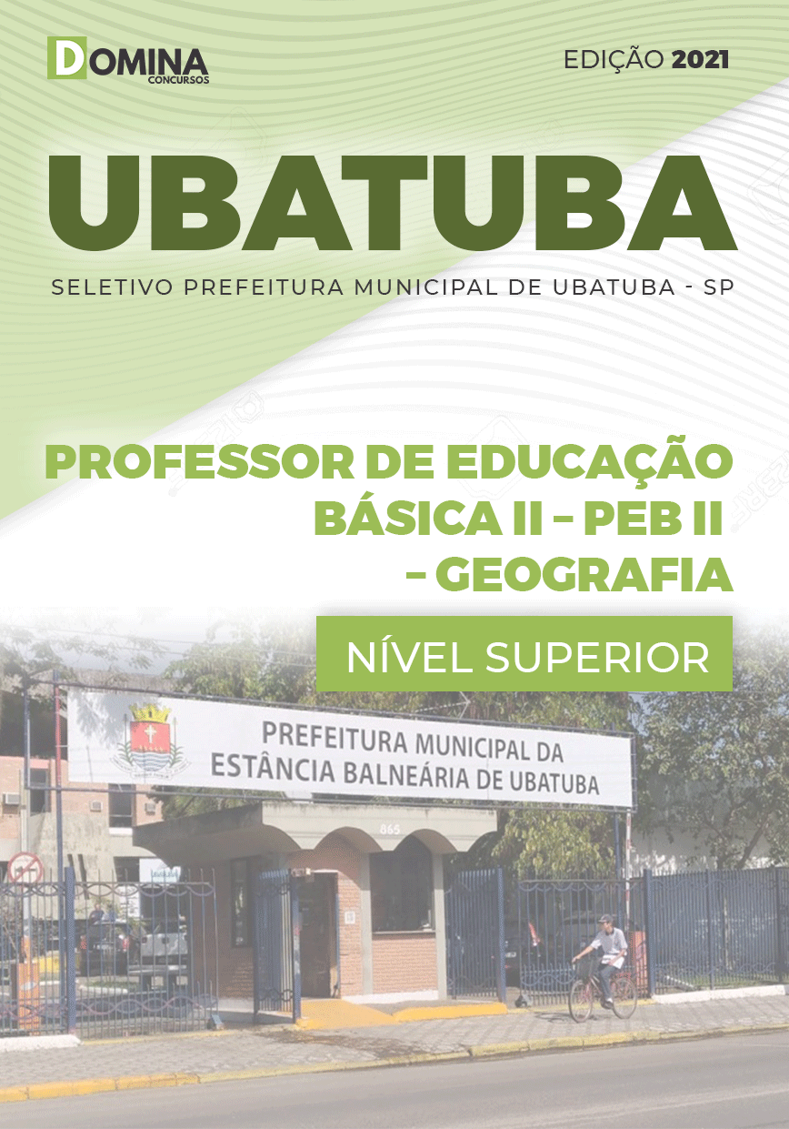 Apostila Pref Ubatuba SP 2021 Prof Educação Básica II Geografia