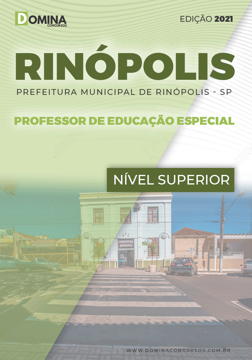 Apostila Pref Rinópolis SP 2021 Professor de Educação Especial
