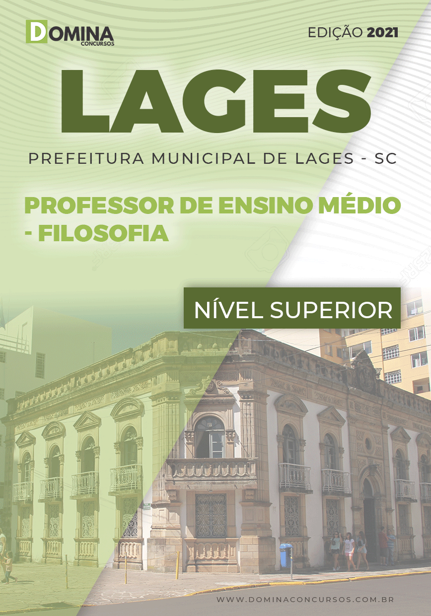 Apostila Pref Lages SC 2021 Professor Ensino Médio Filosofia