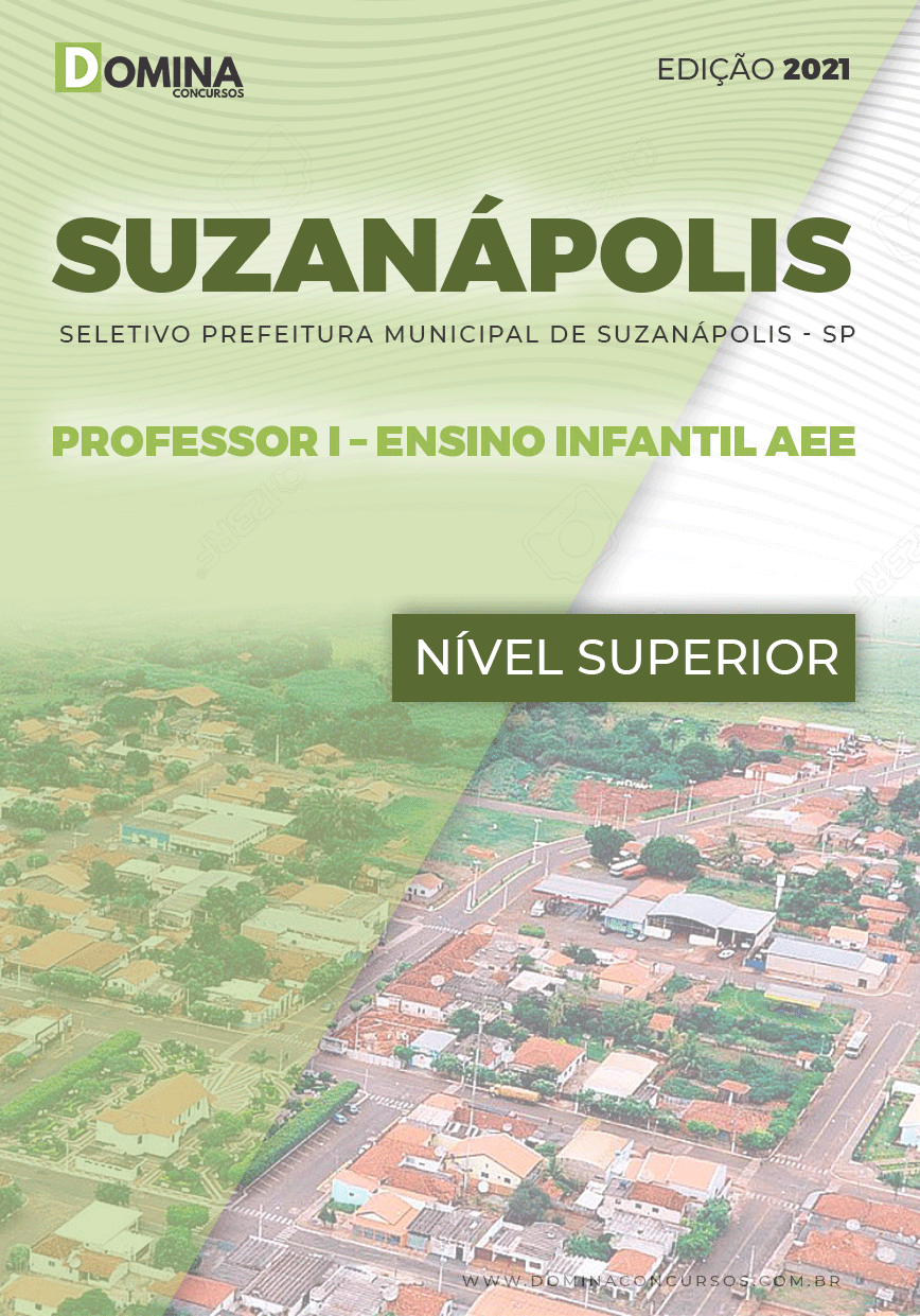 Apostila Pref Suzanápolis SP 2021 Professor I Ensino Infantil AEE