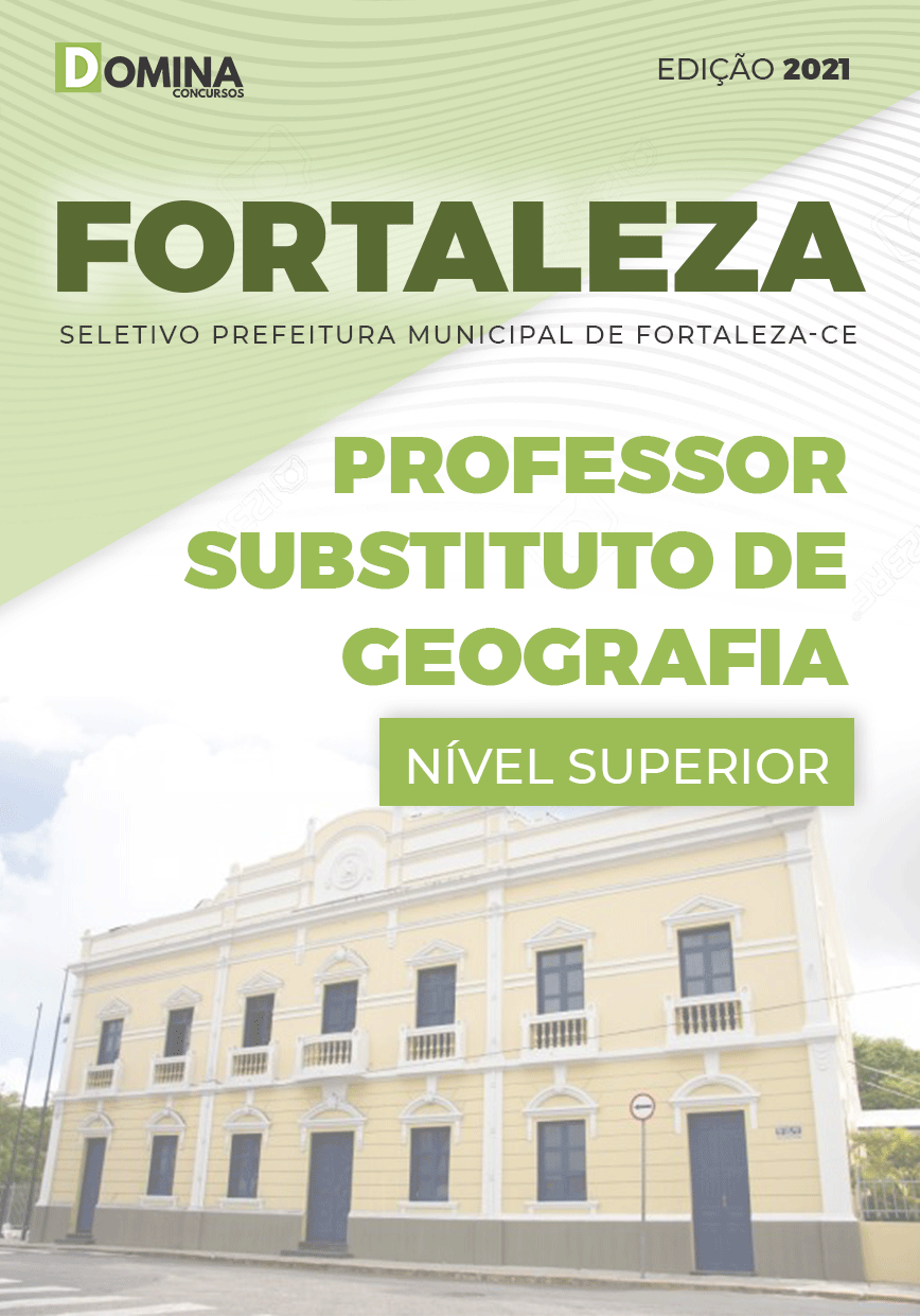 Apostila Pref Fortaleza CE 2021 Professor Educação Geografia
