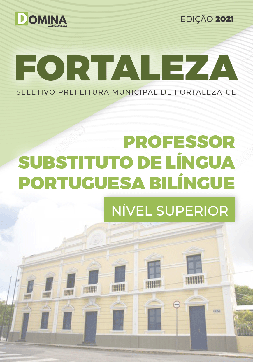 Apostila Pref Fortaleza CE 2021 Prof Língua Portuguesa Bilíngue