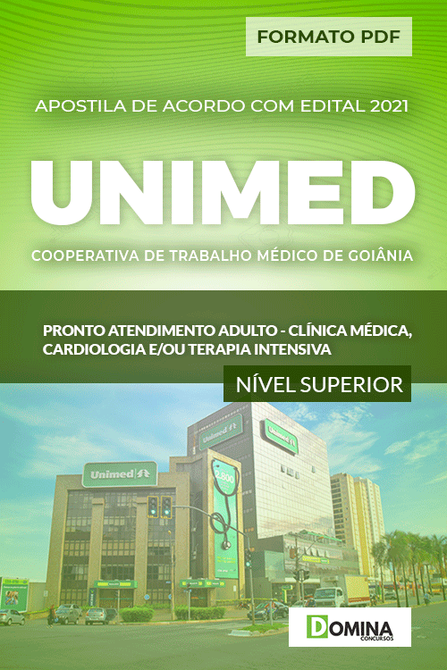 Apostila UNIMED Goiânia 2021 Atendimento Adulto Clínica Médica