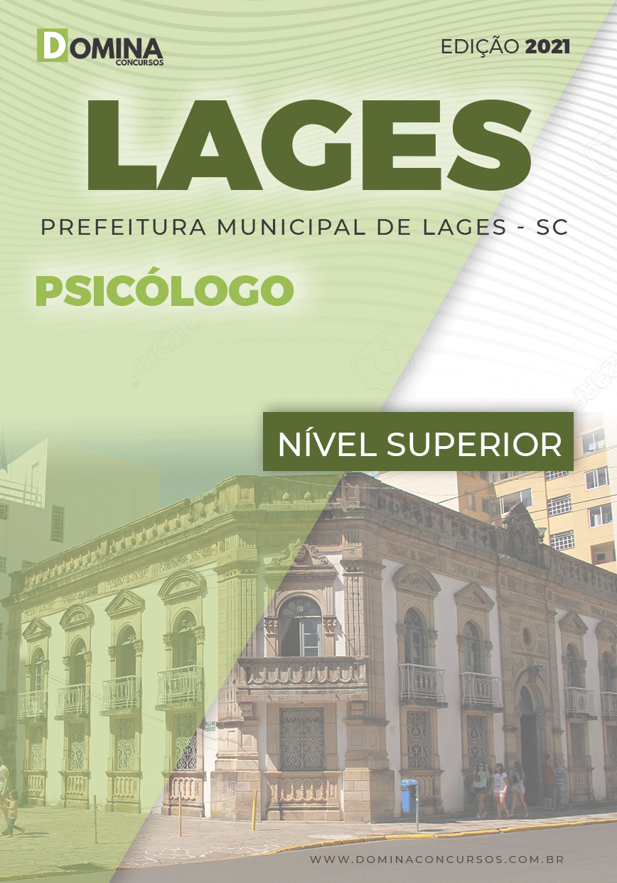 Apostila Processo Seletivo Pref Lages SC 2021 Psicólogo