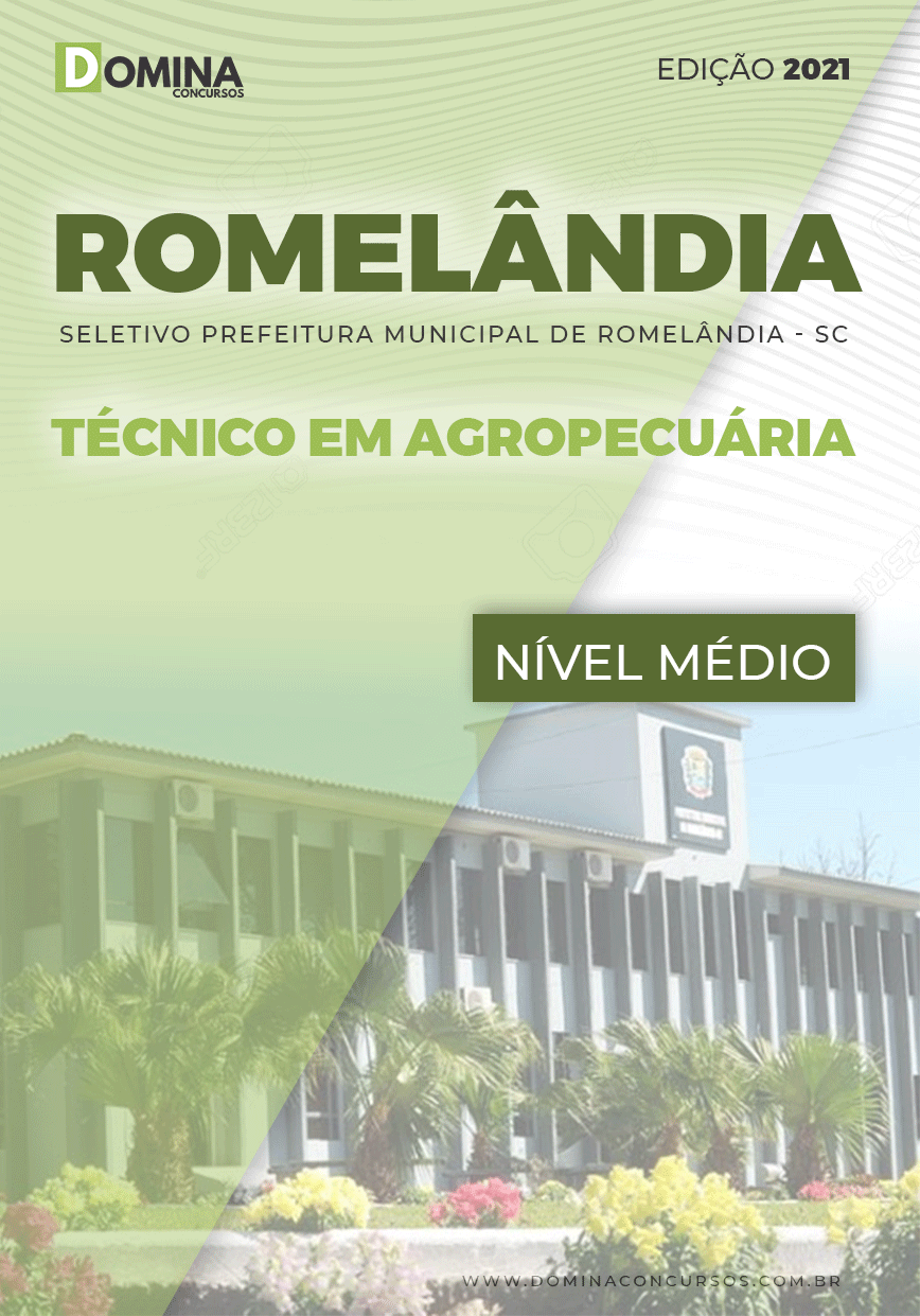 Apostila Pref Romelândia SC 2021 Técnico em Agropecuária