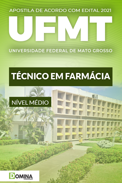 Apostila Concurso UFMT 2021 Técnico em Farmácia