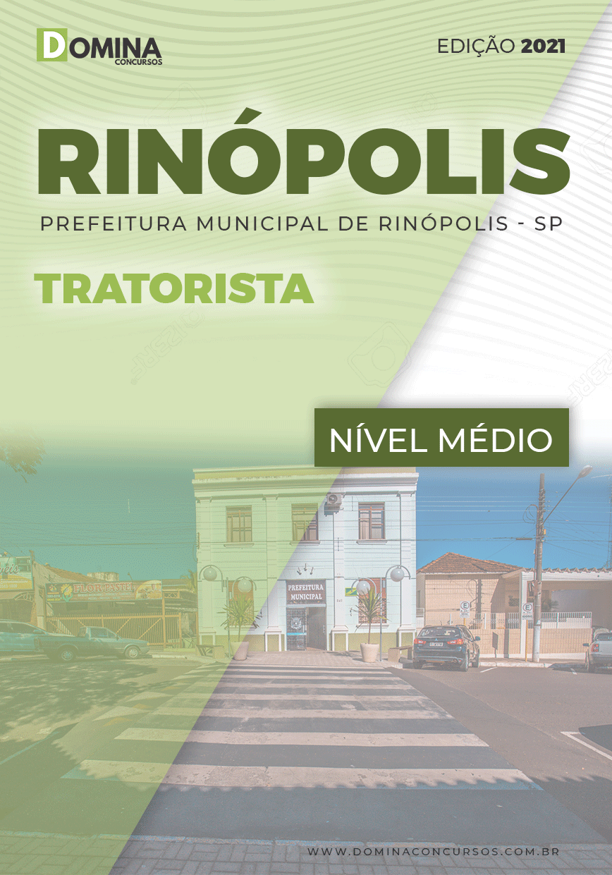 Apostila Concurso Público Pref Rinópolis SP 2021 Tratorista