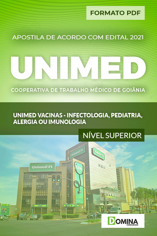 Apostila UNIMED Goiânia 2021 Unimed Vacinas Infectologia