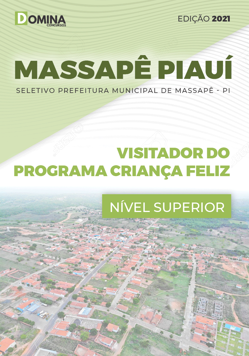 Apostila Pref Massapê Piauí PI 2021 Visitador Programa Criança Feliz