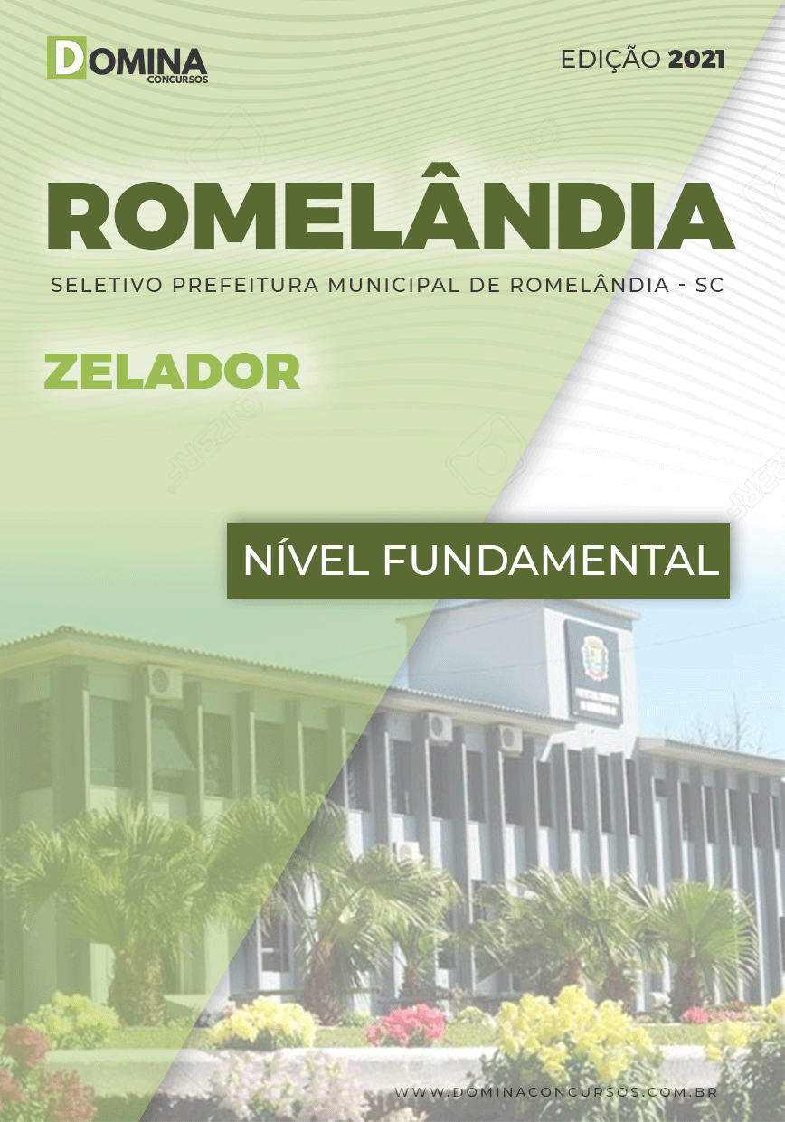 Apostila Processo Seletivo Pref Romelândia SC 2021 Zelador