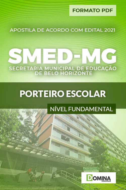 Apostila Processo Seletivo SMED MG 2021 Porteiro Escolar
