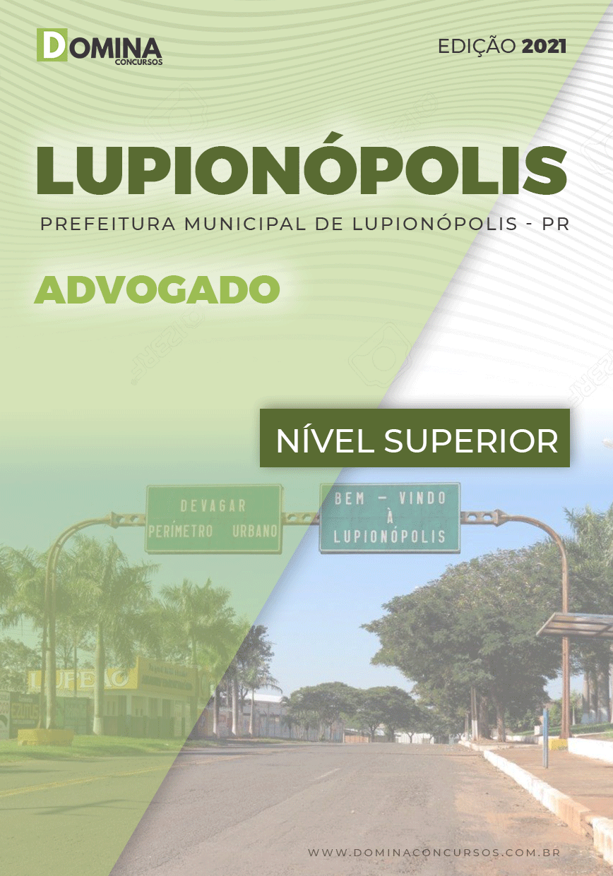 Apostila Concurso Pref Lupionópolis PR 2021 Advogado