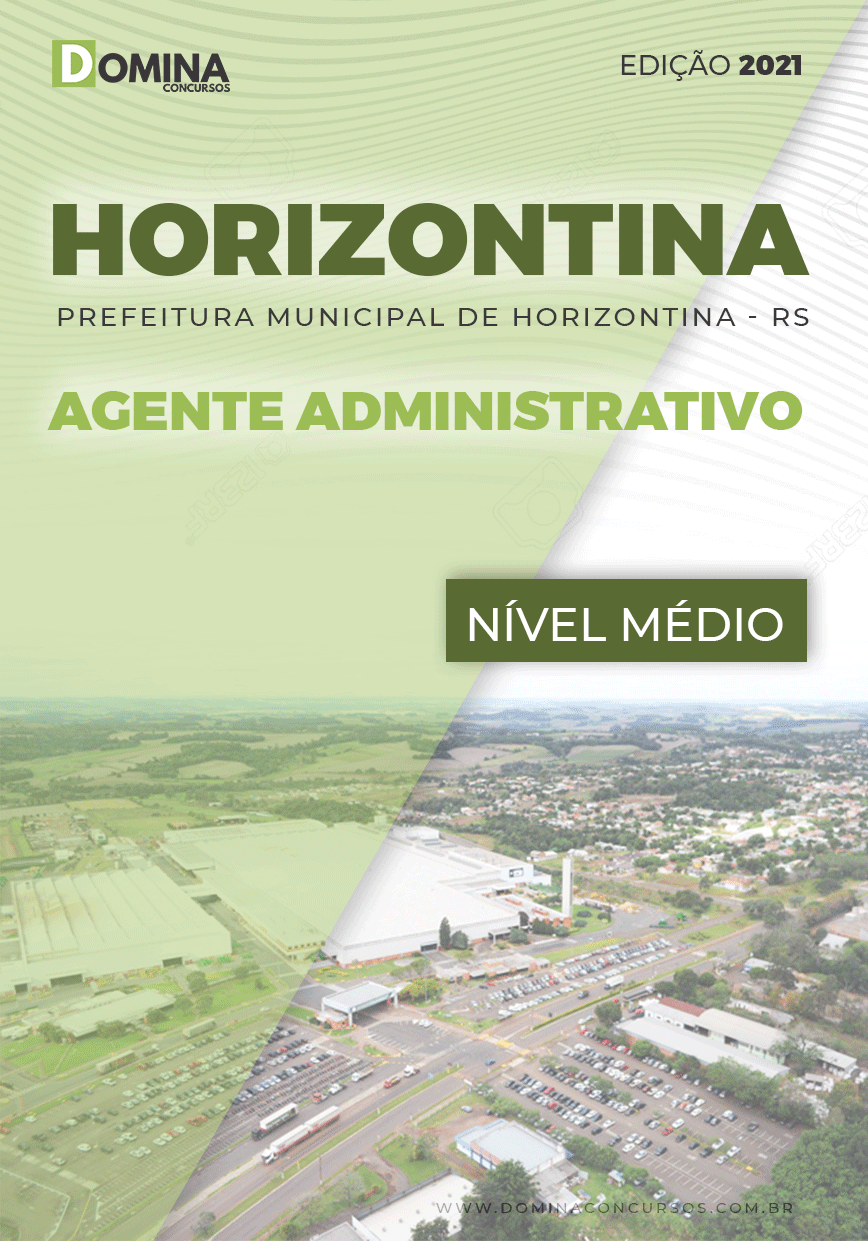 Apostila Concurso Pref Horizontina RS 2021 Agente Administrativo