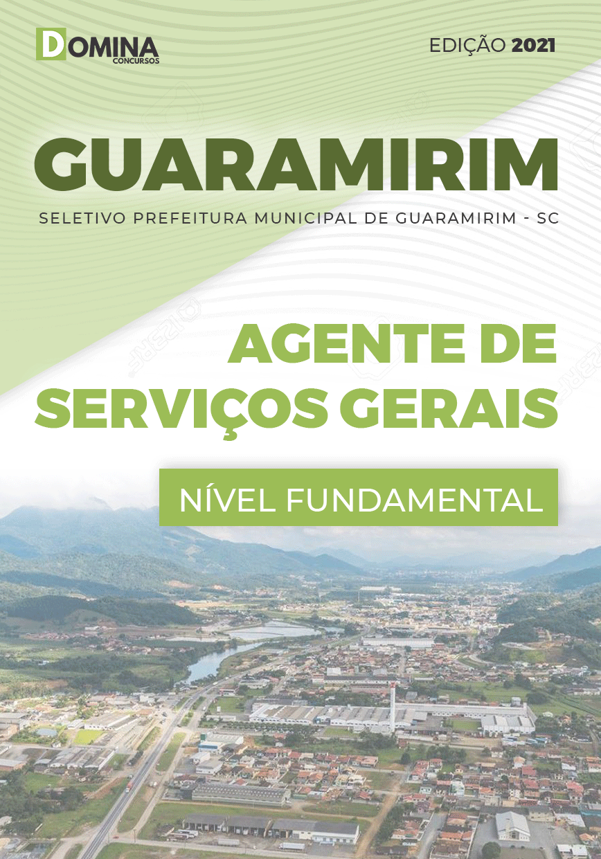 Apostila Seletivo Pref Guaramirim SC 2021 Agente Serviços Gerais