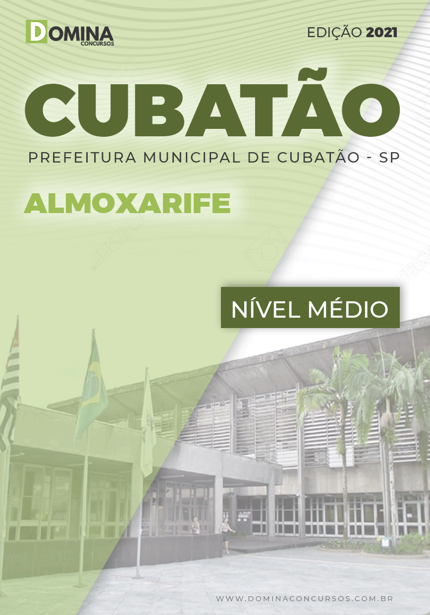 Apostila Concurso Pref Cubatão SP 2021 Almoxarife