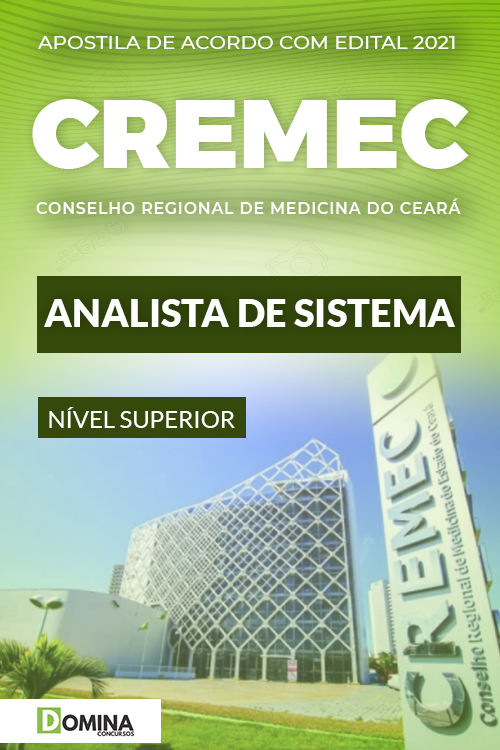 Apostila Concurso CREMEC CE 2021 Analista de Sistema