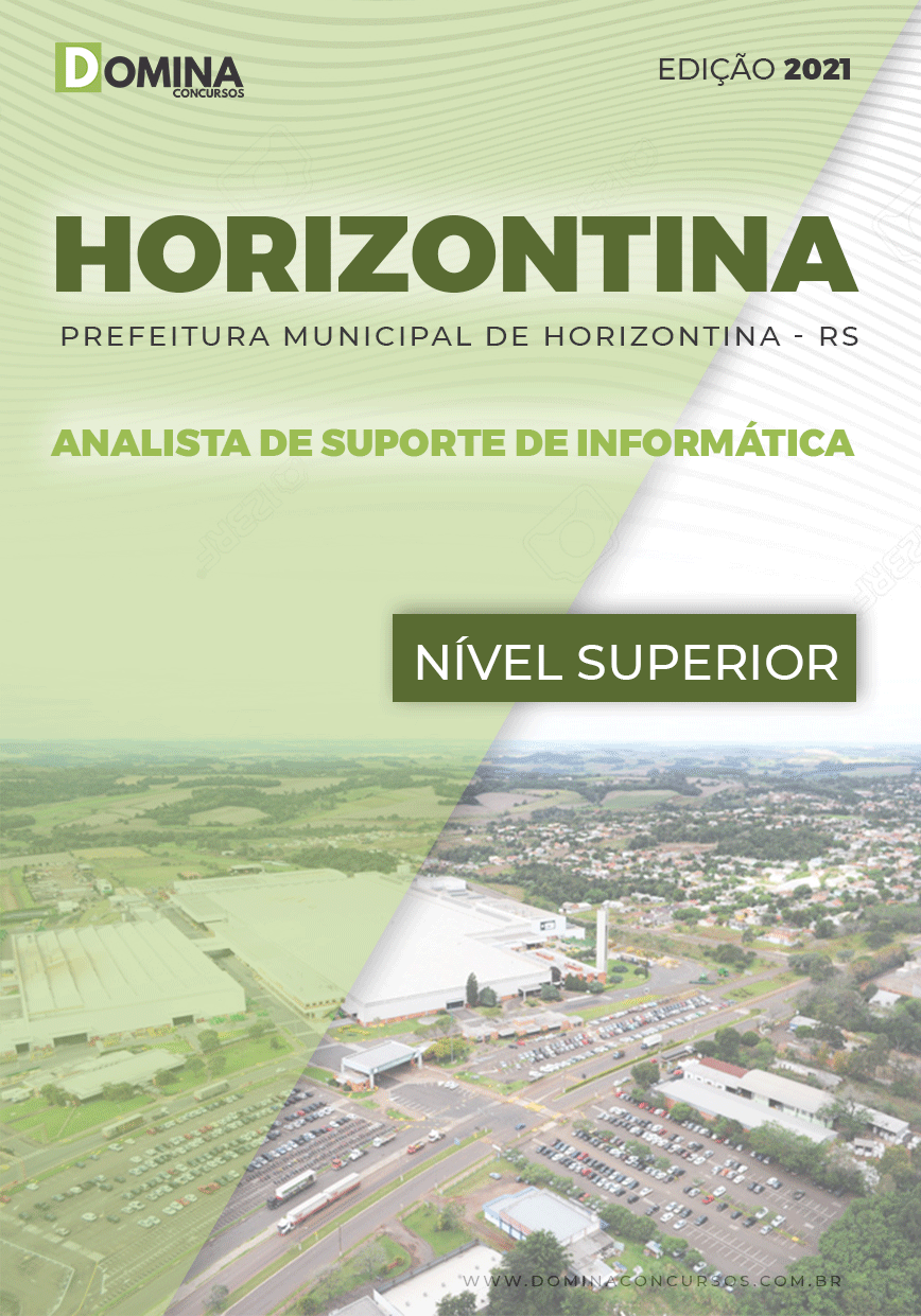 Apostila Pref Horizontina RS 2021 Analista de Suporte de Informática