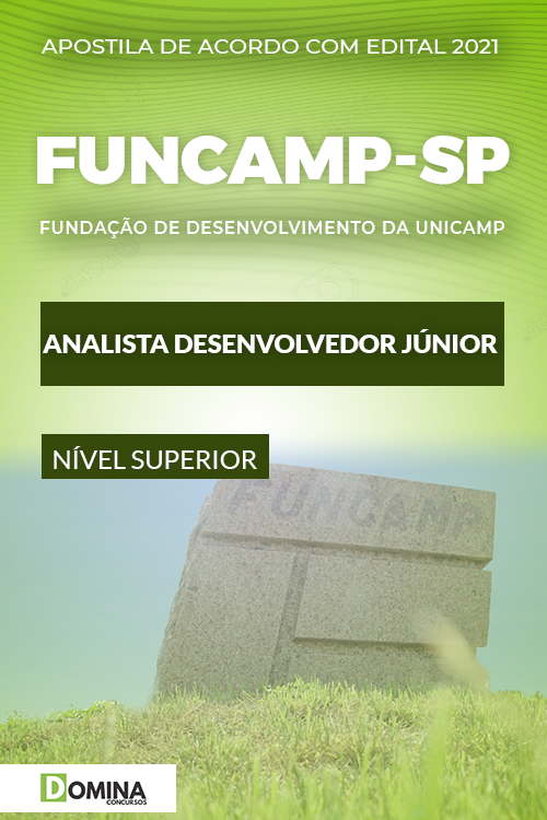 Apostila Seletivo FUNCAMP SP 2021 Analista Desenvolvedor Júnior