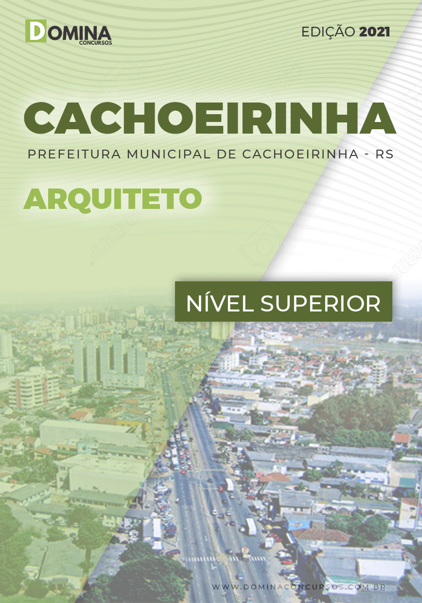 Apostila Concurso Pref Cachoeirinha RS 2021 Arquiteto