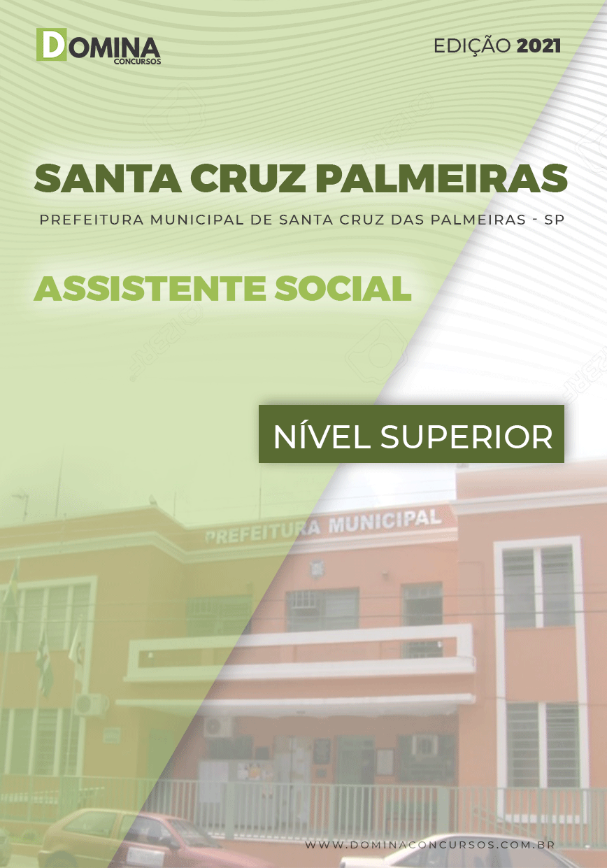 Apostila Santa Cruz das Palmeiras SP 2021 Assistente Social