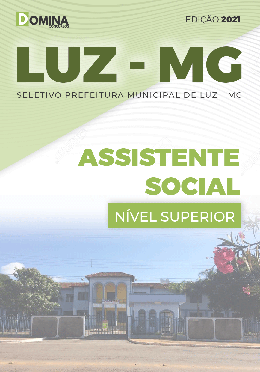 Apostila Processo Seletivo Pref Luz MG 2021 Assistente Social